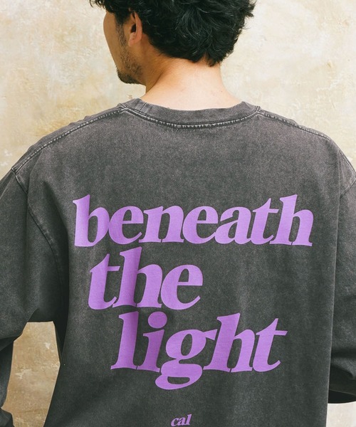 BAYFLOW（ベイフロー）の「スノーウォッシュプリントロングスリーブTシャツ（Tシャツ/カットソー・メンズ・オフホワイト/チャコール/ネイビー/オレンジ・MEDIUM/LARGE）」の3枚目の写真