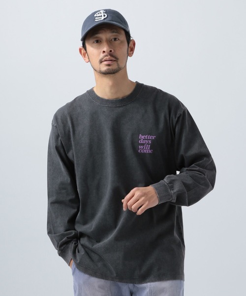 BAYFLOW（ベイフロー）の「スノーウォッシュプリントロングスリーブTシャツ（Tシャツ/カットソー・メンズ・オフホワイト/チャコール/ネイビー/オレンジ・MEDIUM/LARGE）」の12枚目の写真