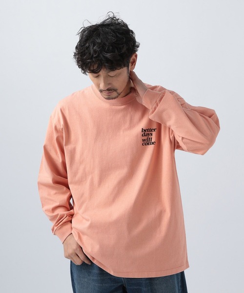 BAYFLOW（ベイフロー）の「スノーウォッシュプリントロングスリーブTシャツ（Tシャツ/カットソー・メンズ・オフホワイト/チャコール/ネイビー/オレンジ・MEDIUM/LARGE）」の15枚目の写真