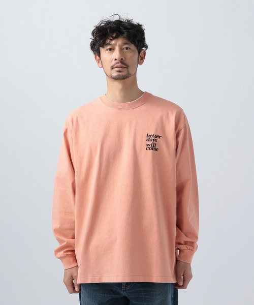 BAYFLOW（ベイフロー）の「スノーウォッシュプリントロングスリーブTシャツ（Tシャツ/カットソー・メンズ・オフホワイト/チャコール/ネイビー/オレンジ・MEDIUM/LARGE）」の22枚目の写真