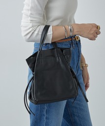 SHENERY | レザー巾着ショルダーバッグ(ショルダーバッグ)