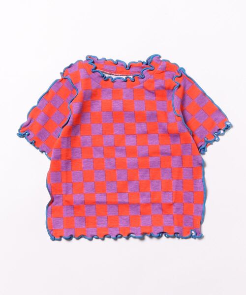 HOGAN RANCH WEAR(ホーガンランチウエア)の「ソウガラメローハンソデカットソー(80~140cm)(Tシャツ/カットソー・キッズ・パープル/チャコール/イエロー・90/100/110/120/80/130/140)」の5枚目の写真