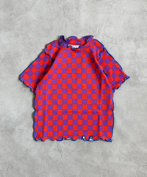 HOGAN RANCH WEAR(ホーガンランチウエア)の「ソウガラメローハンソデカットソー(80~140cm)(Tシャツ/カットソー・キッズ・パープル/チャコール/イエロー・90/100/110/120/80/130/140)」の7枚目の写真