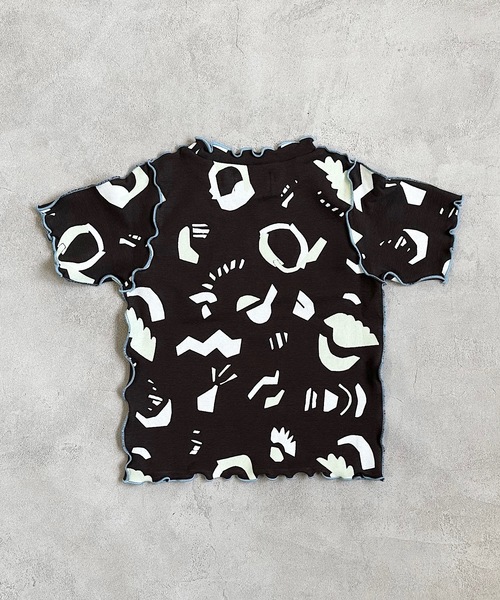 HOGAN RANCH WEAR(ホーガンランチウエア)の「ソウガラメローハンソデカットソー(80~140cm)(Tシャツ/カットソー・キッズ・パープル/チャコール/イエロー・90/100/110/120/80/130/140)」の9枚目の写真