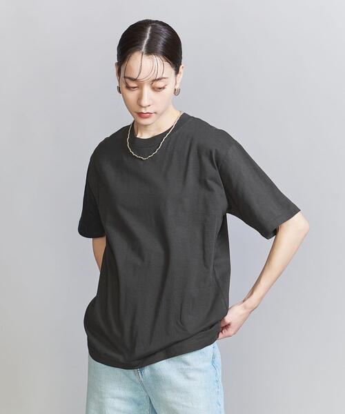 BEAUTY&YOUTH UNITED ARROWS（ビューティーアンドユースユナイテッドアローズ）の「コットン ベーシック Tシャツ（Tシャツ/カットソー・レディース・ホワイト/ナチュラル/ダークグレー・FREE）」の10枚目の写真