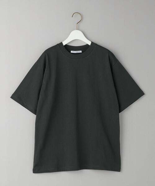 BEAUTY&YOUTH UNITED ARROWS（ビューティーアンドユースユナイテッドアローズ）の「コットン ベーシック Tシャツ（Tシャツ/カットソー・レディース・ホワイト/ナチュラル/ダークグレー・FREE）」の7枚目の写真