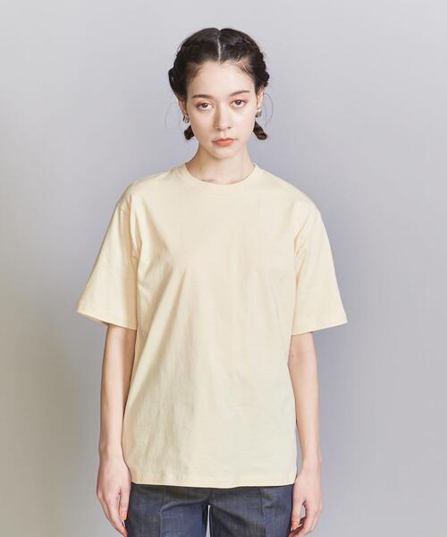BEAUTY&YOUTH UNITED ARROWS（ビューティーアンドユースユナイテッドアローズ）の「コットン ベーシック Tシャツ（Tシャツ/カットソー・レディース・ホワイト/ナチュラル/ダークグレー・FREE）」の19枚目の写真