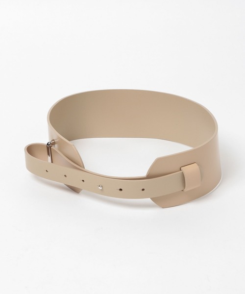 BARNYARDSTORM（バンヤードストーム）の「リアルレザーワイドベルト（ベルト・レディース・キャメル/ベージュ・FREE）」の2枚目の写真
