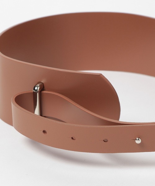 BARNYARDSTORM（バンヤードストーム）の「リアルレザーワイドベルト（ベルト・レディース・キャメル/ベージュ・FREE）」の12枚目の写真