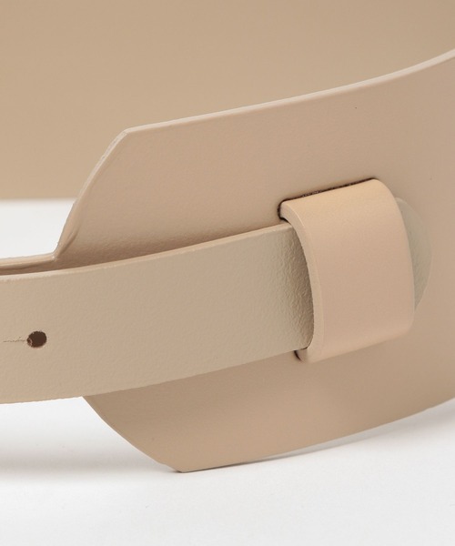 BARNYARDSTORM（バンヤードストーム）の「リアルレザーワイドベルト（ベルト・レディース・キャメル/ベージュ・FREE）」の9枚目の写真