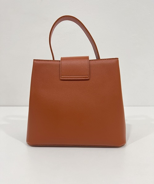 CEMONEMO(セモネモ)の「2way フラップ ショルダー ハンドバッグ(ショルダーバッグ・レディース・ブラウン/ベージュ/ブラック・FREE)」の6枚目の写真