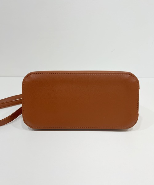 CEMONEMO(セモネモ)の「2way フラップ ショルダー ハンドバッグ(ショルダーバッグ・レディース・ブラウン/ベージュ/ブラック・FREE)」の13枚目の写真