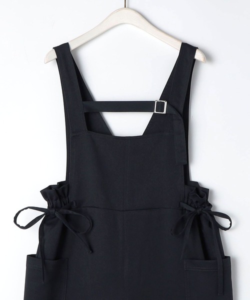 179/WG（イチナナキュウダブルジー）の「フロントベルトサロペット（サロペット/オーバーオール・レディース・オフホワイト/チャコールグレー・MEDIUM）」の7枚目の写真