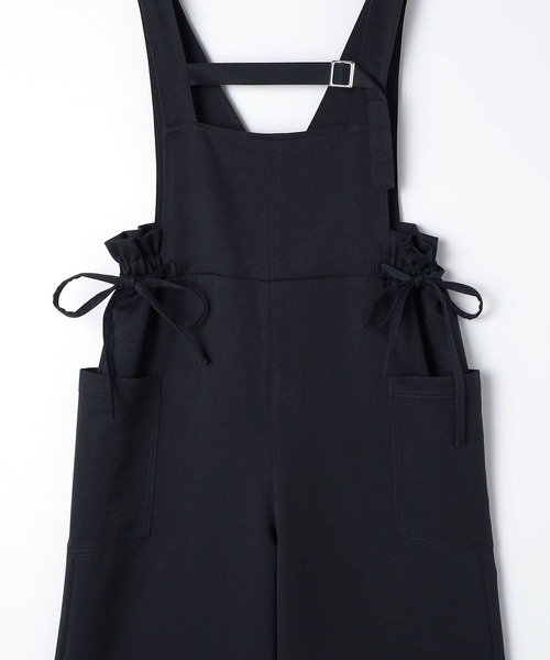 179/WG（イチナナキュウダブルジー）の「フロントベルトサロペット（サロペット/オーバーオール・レディース・オフホワイト/チャコールグレー・MEDIUM）」の11枚目の写真