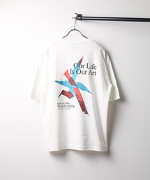 FRANKLIN & MARSHALL（フランクリンマーシャル）の「/SIXSENCERECORD×FRANKLIN & MARSHALL/BACKプリントS/S TEE（Tシャツ/カットソー）」