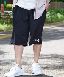【BLUE STANDARD/ブルースタンダード】別注 ペンギンプリント ミニ裏毛 ショートパンツ さらさら 収益金の一部は寄付されます。