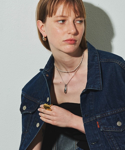 loni（ロニ）の「【金属アレルギー対応】Stem asymmetry hoop pierce/アシンメトリーフープピアス/両耳用（ピアス（両耳用）・レディース・その他・FREE）」の13枚目の写真