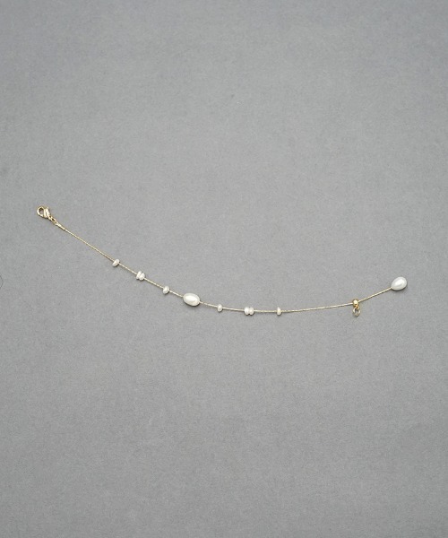 flower（フラワー）の「ドロップパールブレスレット（ブレスレット・レディース・ゴールド・FREE）」の8枚目の写真