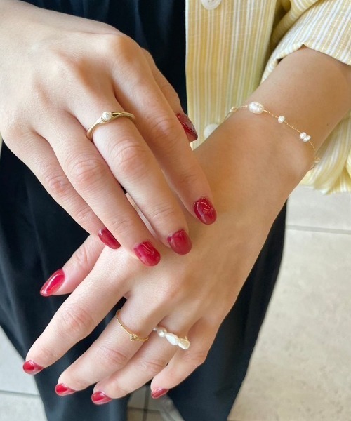 flower（フラワー）の「ドロップパールブレスレット（ブレスレット・レディース・ゴールド・FREE）」の13枚目の写真