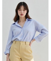 Edit Sheen | カラーストライプルーズシャツ(シャツ/ブラウス)