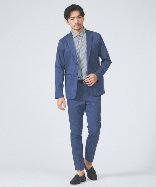 ABAHOUSE GRAY（アバハウスグレイ）の「【Comfeel】吸水速乾 半袖シャツ（シャツ/ブラウス・メンズ・サックスブルー/ホワイト/ブルー系その他2/ブルー系その他3/ブルー系その他・44/46/48/50）」の21枚目の写真