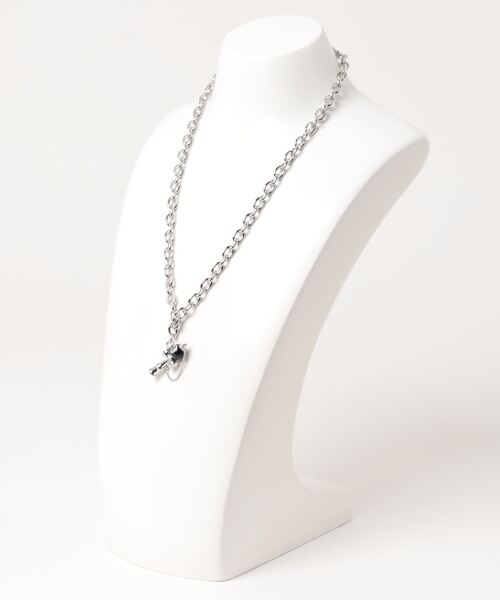 SPINNS(スピンズ)の「8ボールけん玉モチーフ ネックレス(ネックレス・レディース・シルバー・ONESIZE)」の3枚目の写真