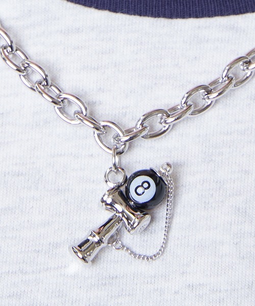 SPINNS(スピンズ)の「8ボールけん玉モチーフ ネックレス(ネックレス・レディース・シルバー・ONESIZE)」の8枚目の写真