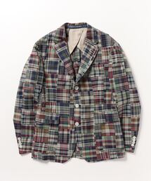 良品✨Ralph Lauren テーラード パッチワークL 綿 メンズ マドラス POLO RALPH LAUREN(ポロラルフローレン) / テーラードジャケット