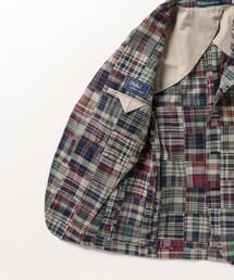 良品✨Ralph Lauren テーラード パッチワークL 綿 メンズ マドラス POLO RALPH LAUREN（ポロ ラルフ ローレン）の「Polo ソフト