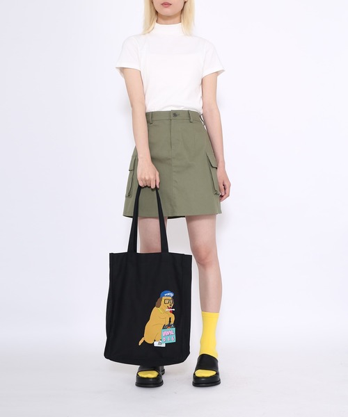 PUNYUS(プニュズ)の「VINYLDOGトートバッグ(トートバッグ・レディース・ブラック・FREE)」の3枚目の写真