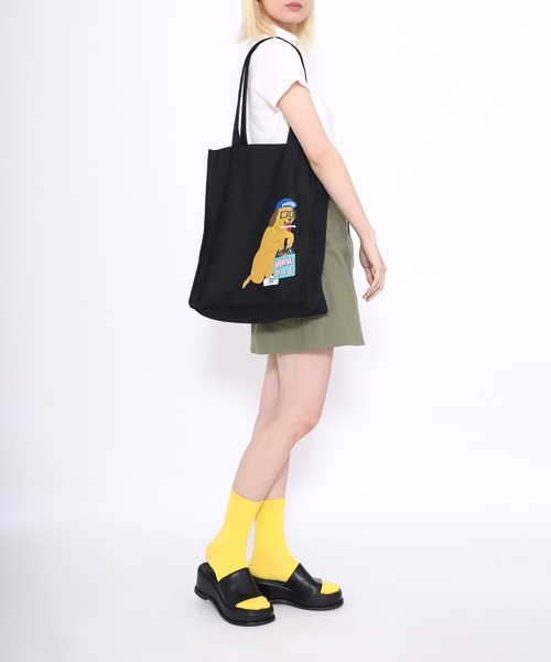 PUNYUS(プニュズ)の「VINYLDOGトートバッグ(トートバッグ・レディース・ブラック・FREE)」の10枚目の写真