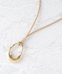 SHOO・LA・RUE | メタルトップ紐ネックレス(ネックレス)