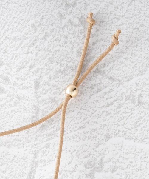 SHOO・LA・RUE（シューラルー）の「◆メタルトップ紐ネックレス（ネックレス・レディース・ゴールド/シルバー・00）」の5枚目の写真