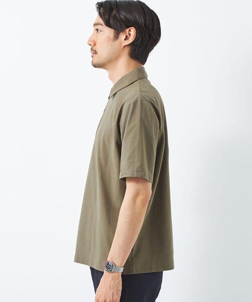 gim（ジム）の「＜gim＞アムンゼン ポロシャツ（ポロシャツ・メンズ・ブラック/ライトグレー/オリーブ・S/L/M）」の5枚目の写真