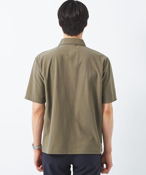 gim（ジム）の「＜gim＞アムンゼン ポロシャツ（ポロシャツ・メンズ・ブラック/ライトグレー/オリーブ・S/L/M）」の6枚目の写真