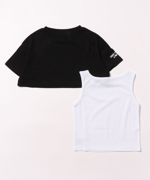 by LOVEiT（バイラビット）の「短丈Tシャツキャミセット（アンサンブル・キッズ・ピンク/ロイヤルブルー/ブラック・160cm/120cm/140cm/150cm/130cm）」の11枚目の写真
