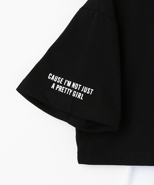 by LOVEiT（バイラビット）の「短丈Tシャツキャミセット（アンサンブル・キッズ・ピンク/ロイヤルブルー/ブラック・160cm/120cm/140cm/150cm/130cm）」の10枚目の写真