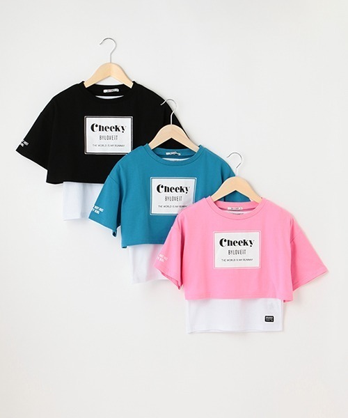 by LOVEiT（バイラビット）の「短丈Tシャツキャミセット（アンサンブル・キッズ・ピンク/ロイヤルブルー/ブラック・160cm/120cm/140cm/150cm/130cm）」の14枚目の写真