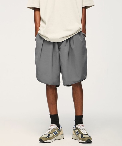 CORPUS TOKYO（コーパス トーキョー）の「リップストップワイドイージーショーツ（その他パンツ・メンズ・ライトグリーン/スモークピンク/グレー/ベージュ/ブラック・1/2/4/3）」の3枚目の写真