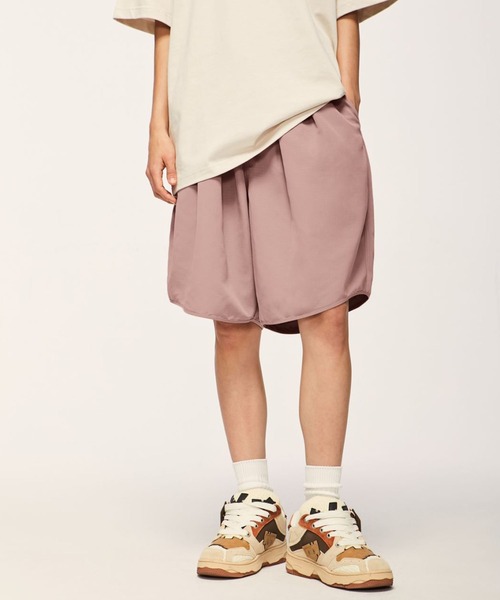 CORPUS TOKYO（コーパス トーキョー）の「リップストップワイドイージーショーツ（その他パンツ・メンズ・ライトグリーン/スモークピンク/グレー/ベージュ/ブラック・1/2/4/3）」の5枚目の写真