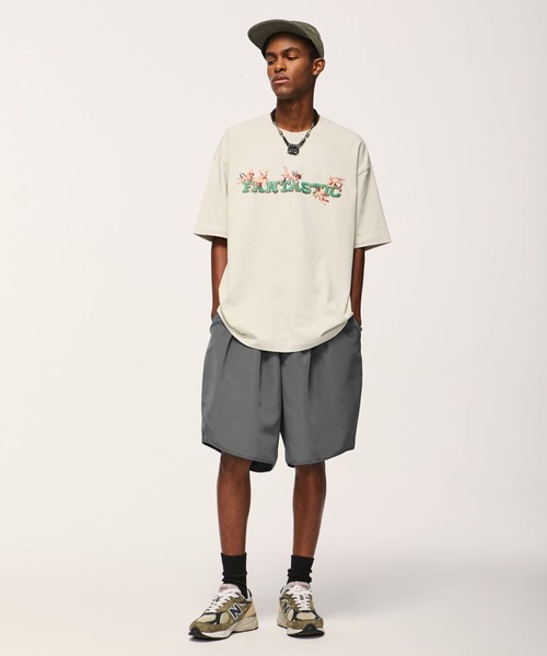 CORPUS TOKYO（コーパス トーキョー）の「リップストップワイドイージーショーツ（その他パンツ・メンズ・ライトグリーン/スモークピンク/グレー/ベージュ/ブラック・1/2/4/3）」の17枚目の写真