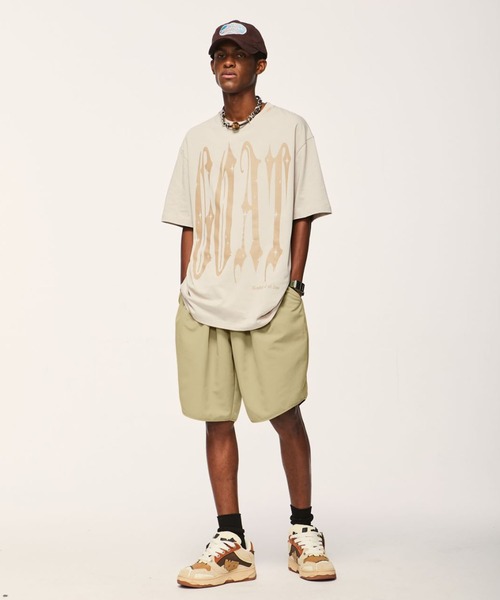 CORPUS TOKYO（コーパス トーキョー）の「リップストップワイドイージーショーツ（その他パンツ・メンズ・ライトグリーン/スモークピンク/グレー/ベージュ/ブラック・1/2/4/3）」の8枚目の写真