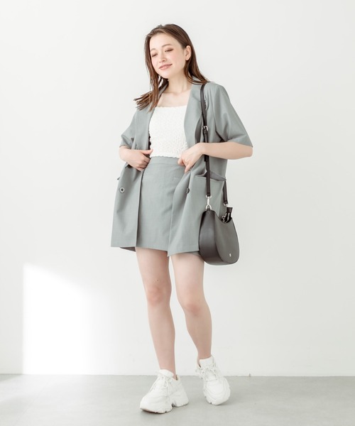 OLIVE des OLIVE(オリーブデオリーブ)の「イマドキベアトップ 1031060400(キャミソール・レディース・ホワイト/オフホワイト/ブラック/ラベンダー・FREE)」の16枚目の写真