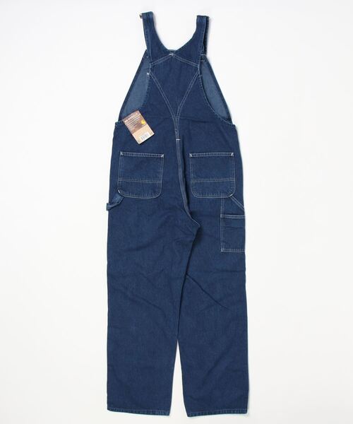 Carhartt（カーハート）の「【T18】【Carhartt/カーハート】WASHED DENIM BIB OVERALL/UNLINED ウォッシュデニムオーバーオール（サロペット/オーバーオール・レディース・ブルー・34inch/30 inch）」の2枚目の写真