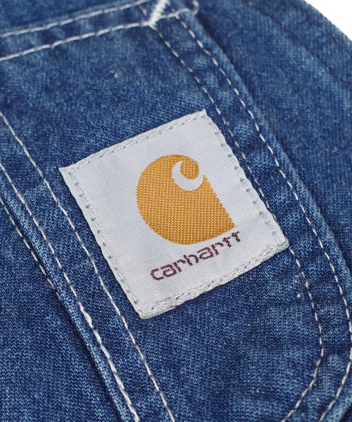 Carhartt（カーハート）の「【T18】【Carhartt/カーハート】WASHED DENIM BIB OVERALL/UNLINED ウォッシュデニムオーバーオール（サロペット/オーバーオール・レディース・ブルー・34inch/30 inch）」の5枚目の写真