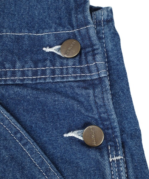 Carhartt（カーハート）の「【T18】【Carhartt/カーハート】WASHED DENIM BIB OVERALL/UNLINED ウォッシュデニムオーバーオール（サロペット/オーバーオール・レディース・ブルー・34inch/30 inch）」の7枚目の写真