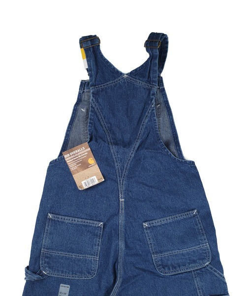Carhartt（カーハート）の「【T18】【Carhartt/カーハート】WASHED DENIM BIB OVERALL/UNLINED ウォッシュデニムオーバーオール（サロペット/オーバーオール・レディース・ブルー・34inch/30 inch）」の8枚目の写真