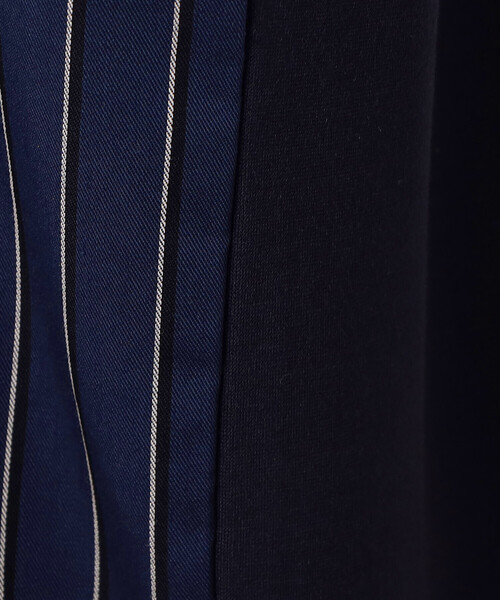 COMME　CA COMMUNE（コムサコミューン）の「ストライプ切り替え Ｔシャツ（Tシャツ/カットソー・メンズ・ブラック/ネイビー・MEDIUM/LARGE）」の17枚目の写真
