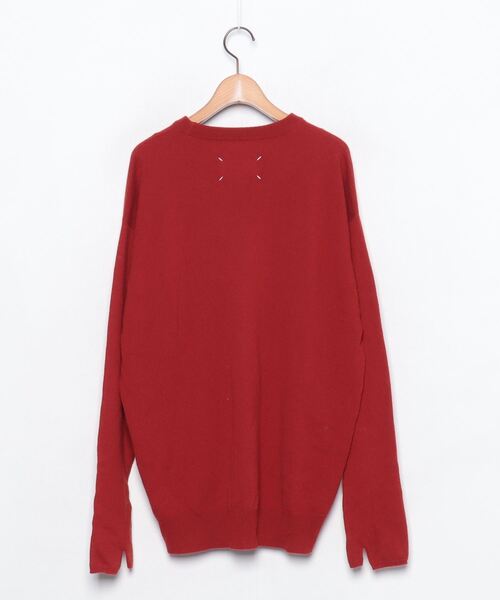 Maison Margiela（メゾンマルジェラ）の「長袖ニット（ニット/セーター・レディース・レッド・S）」の2枚目の写真