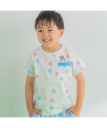 SLAP SLIP（スラップスリップ）の「SLAP SLIP/【お揃い】アイス総柄半袖Tシャツ(80~120cm)（Tシャツ/カットソー・キッズ）」